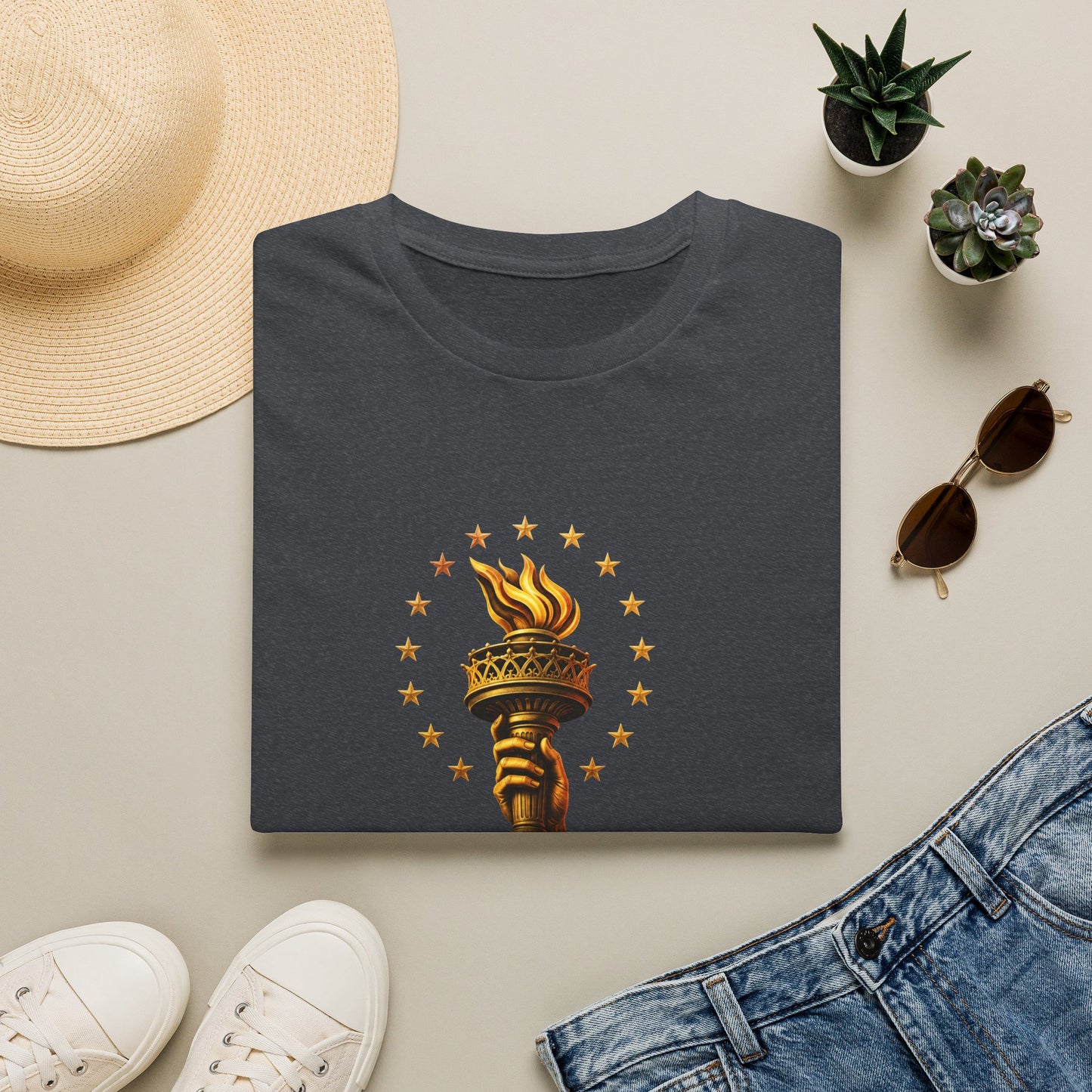 Statue of Liberty Torch T-Shirt