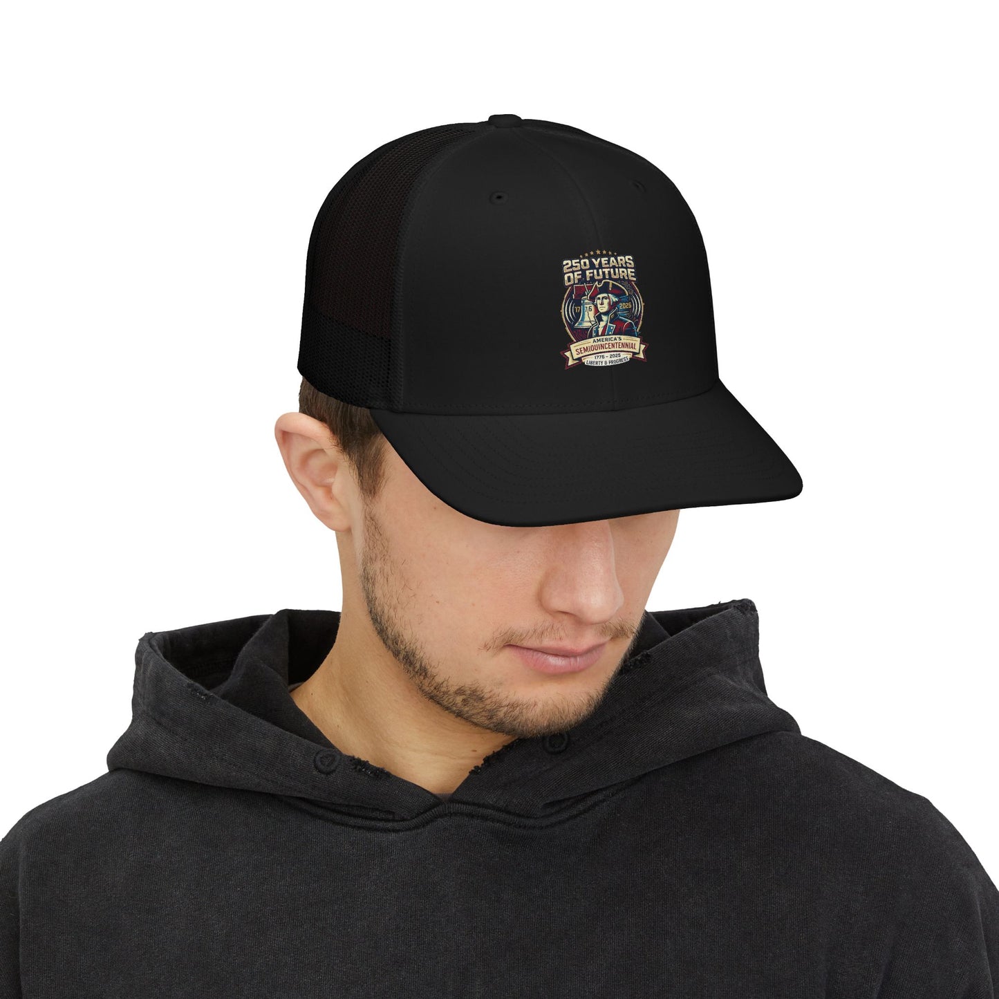 Liberty & Progress 250 Years Snapback Trucker Cap