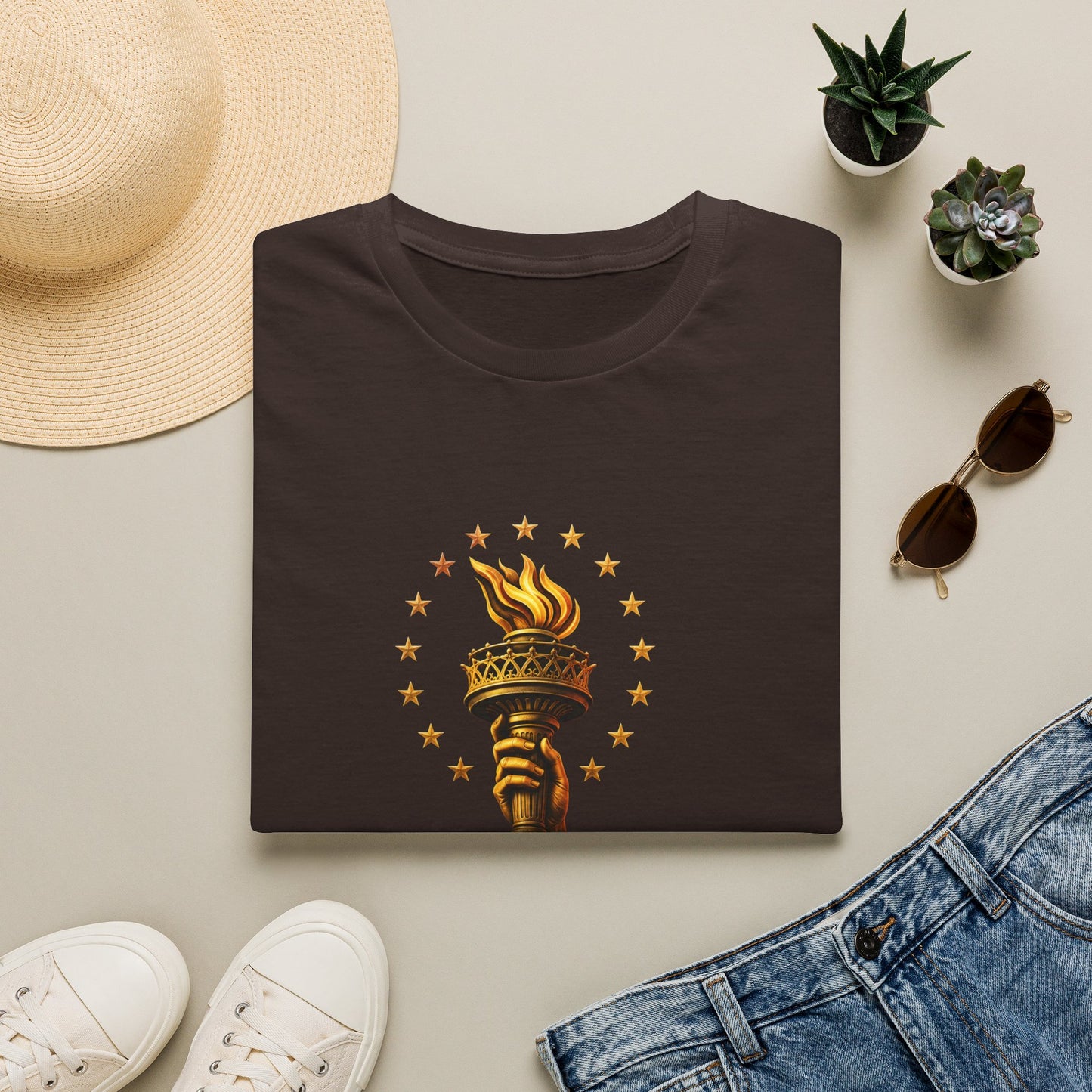 Statue of Liberty Torch T-Shirt