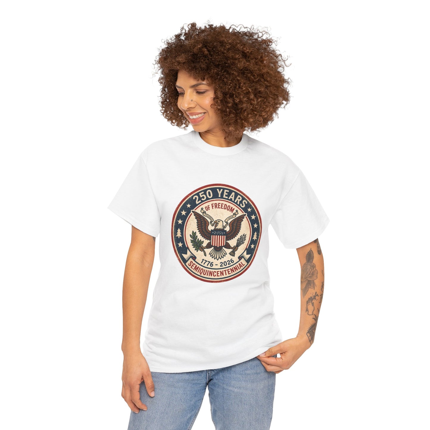 250 Years Eagle Seal Independence Centential Tee