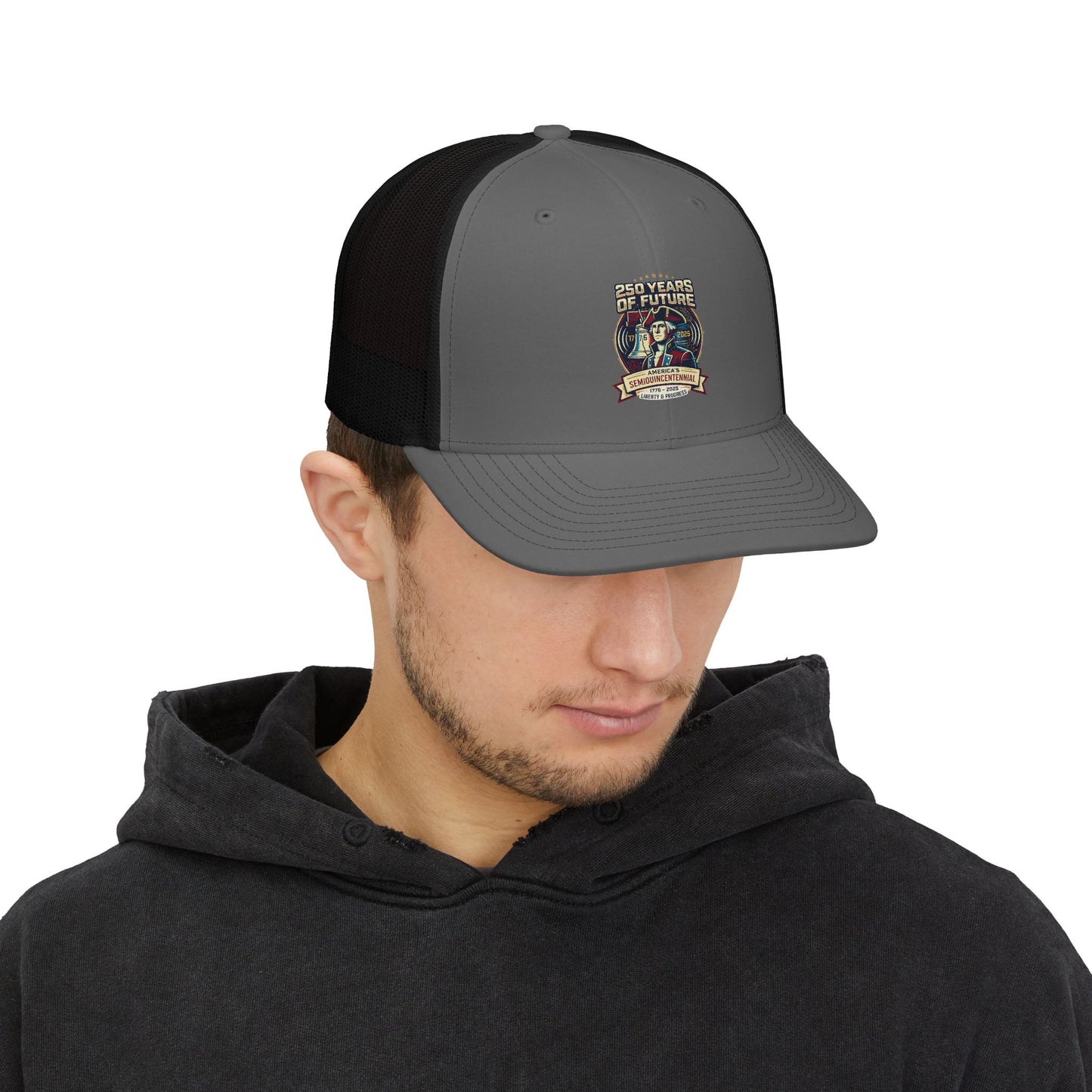 Liberty & Progress 250 Years Snapback Trucker Cap
