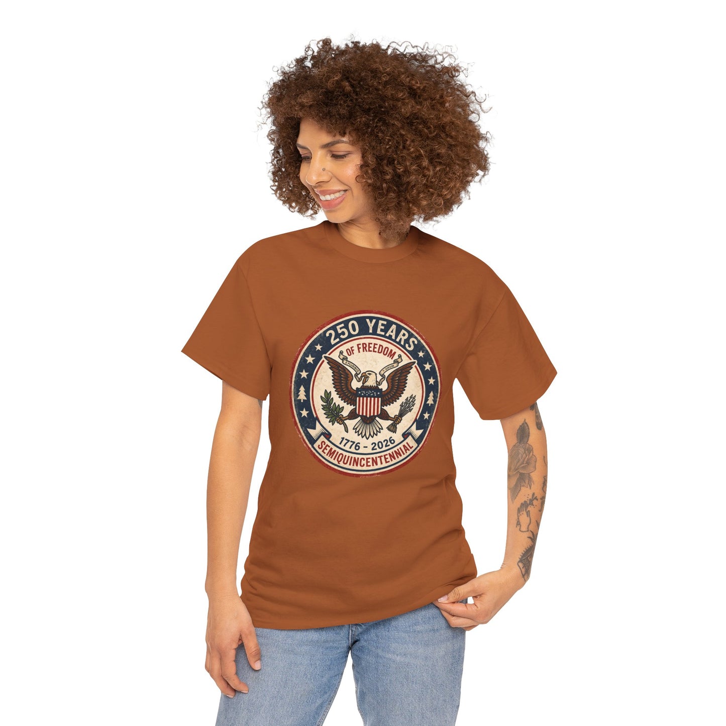 250 Years Eagle Seal Independence Centential Tee